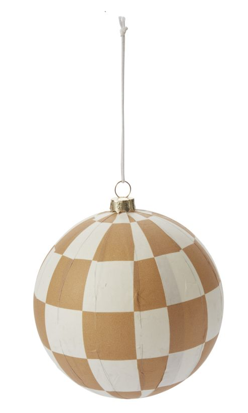 Christmas Checked Ornament