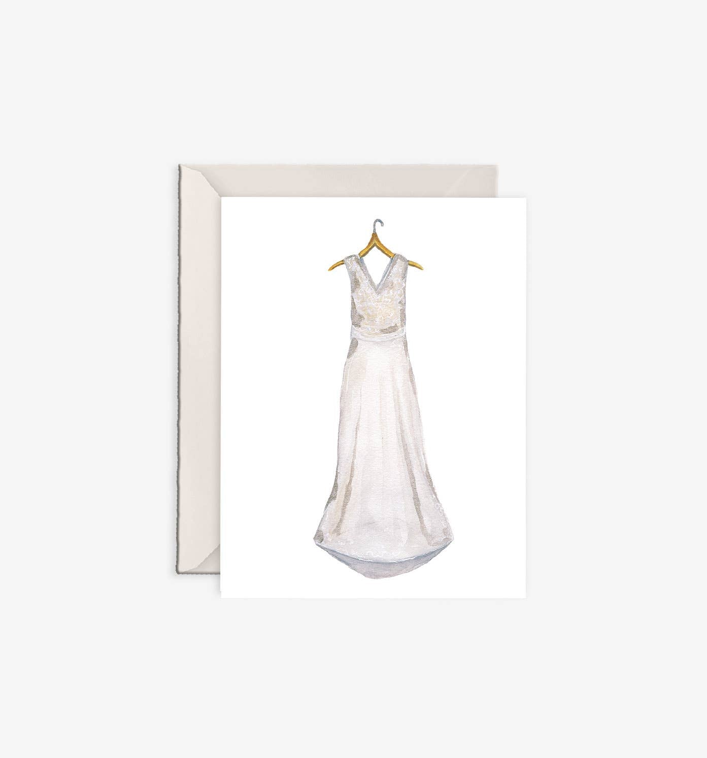 Greeting Card - Wedding Dress